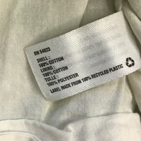 Baby GAP‎ Dandelion Print Sleeveless Dress Size 6-12M Tulle, Cotton Lining Cream - Picture 5 of 9